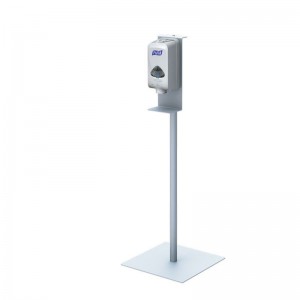 TMJ707 Oversvømmelse til Stående Hånd Sanitizer Dispensation Stand with Sign Holder Portable Hand Sanitizing Stand Display